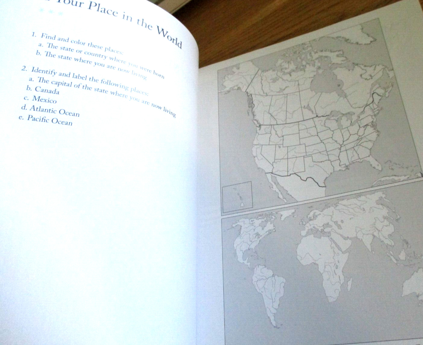 Mapping United States History, Coloring/Exercise book, Volume 2, Since 1865, NEW