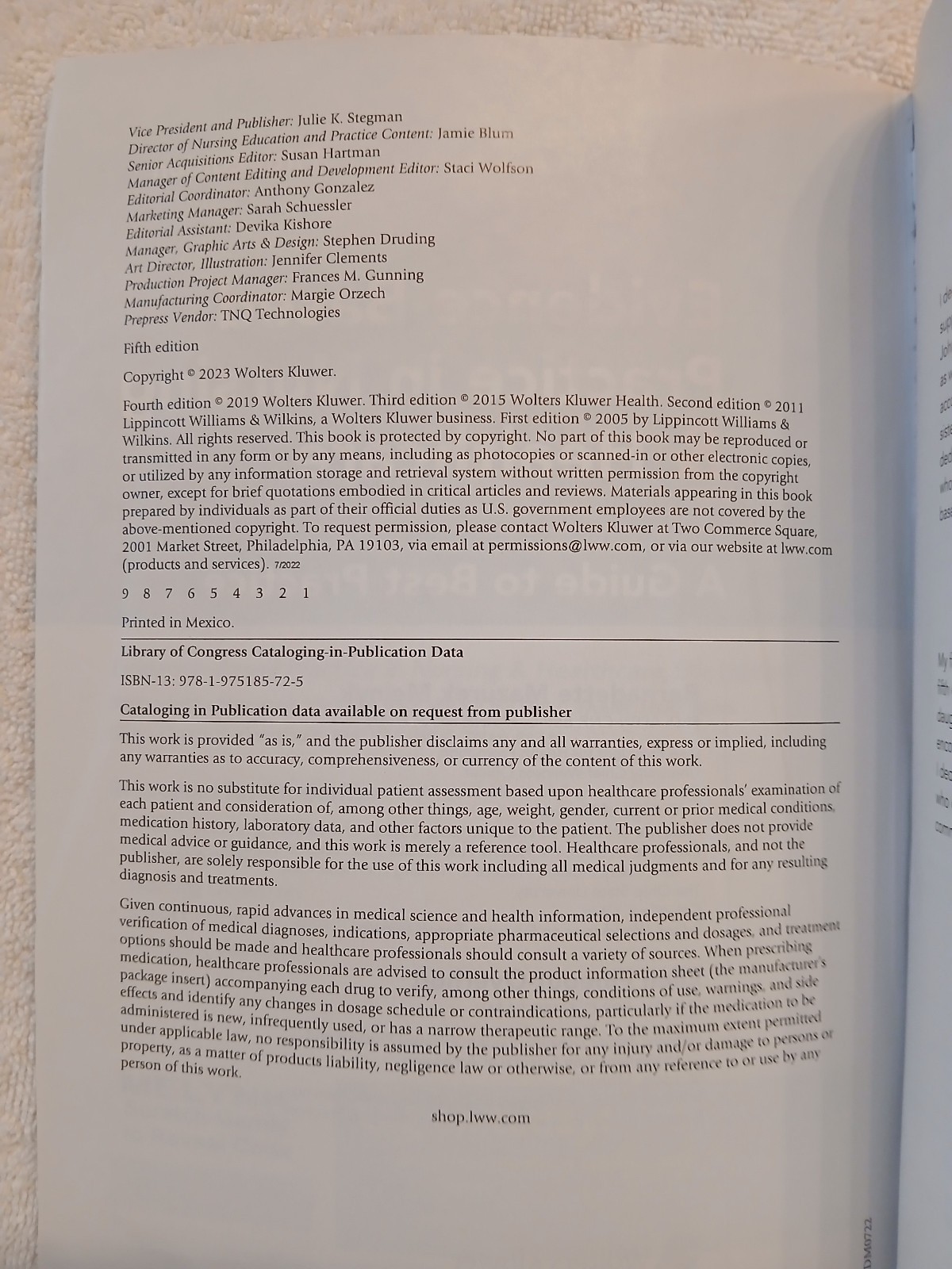 Evidence-Based Practice in Nursing and Healthcare 5e W/Access Code – GOOD