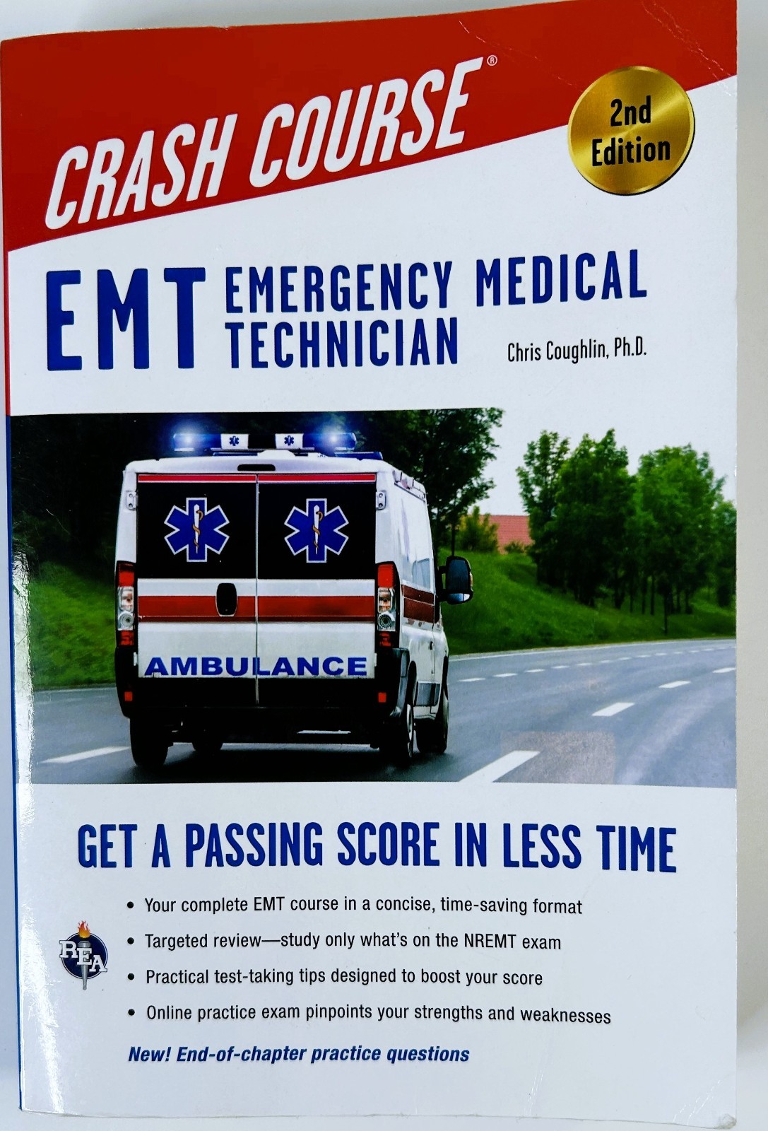 EMT CRASH COURSE 2nd Edition Paperback By Christopher Coughlin Ph.D