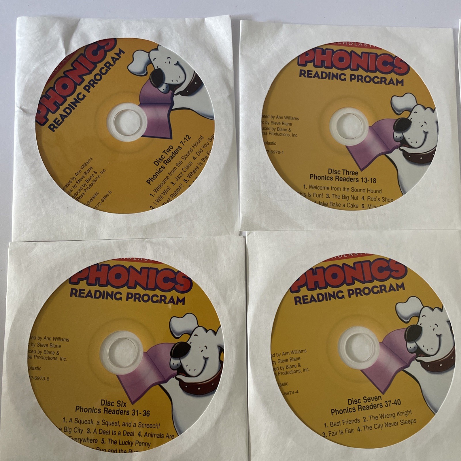 Scholastic At-Home Phonics Reading Program Lot of 11 CDs