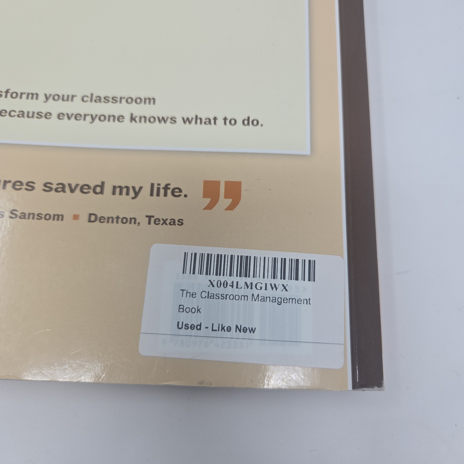 THE Classroom Management Book Paperback Harry K., Wong, Rosemary