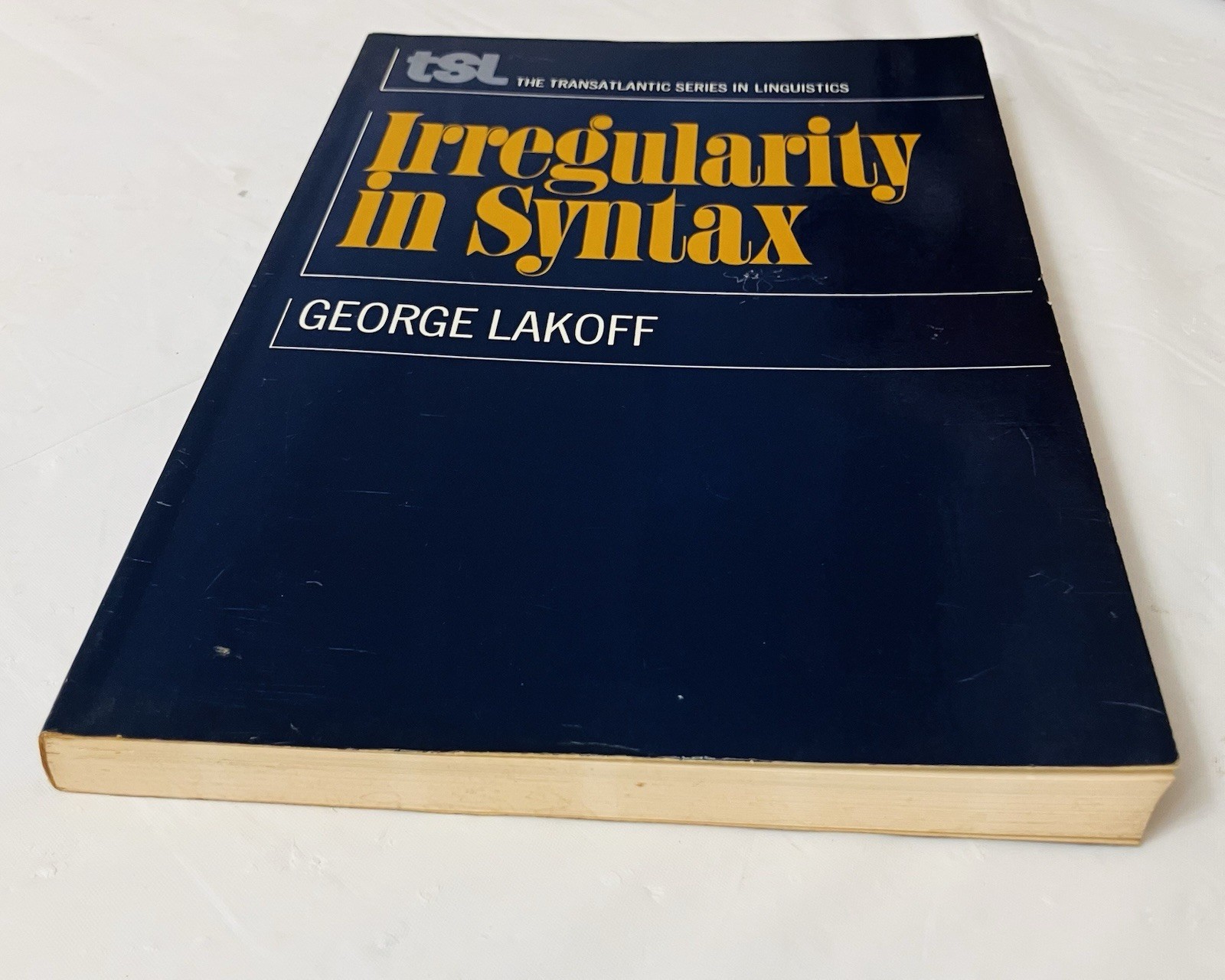 Irregularity in Syntax by George Lakoff (1970) Linguistics Paperback TSL Grammar