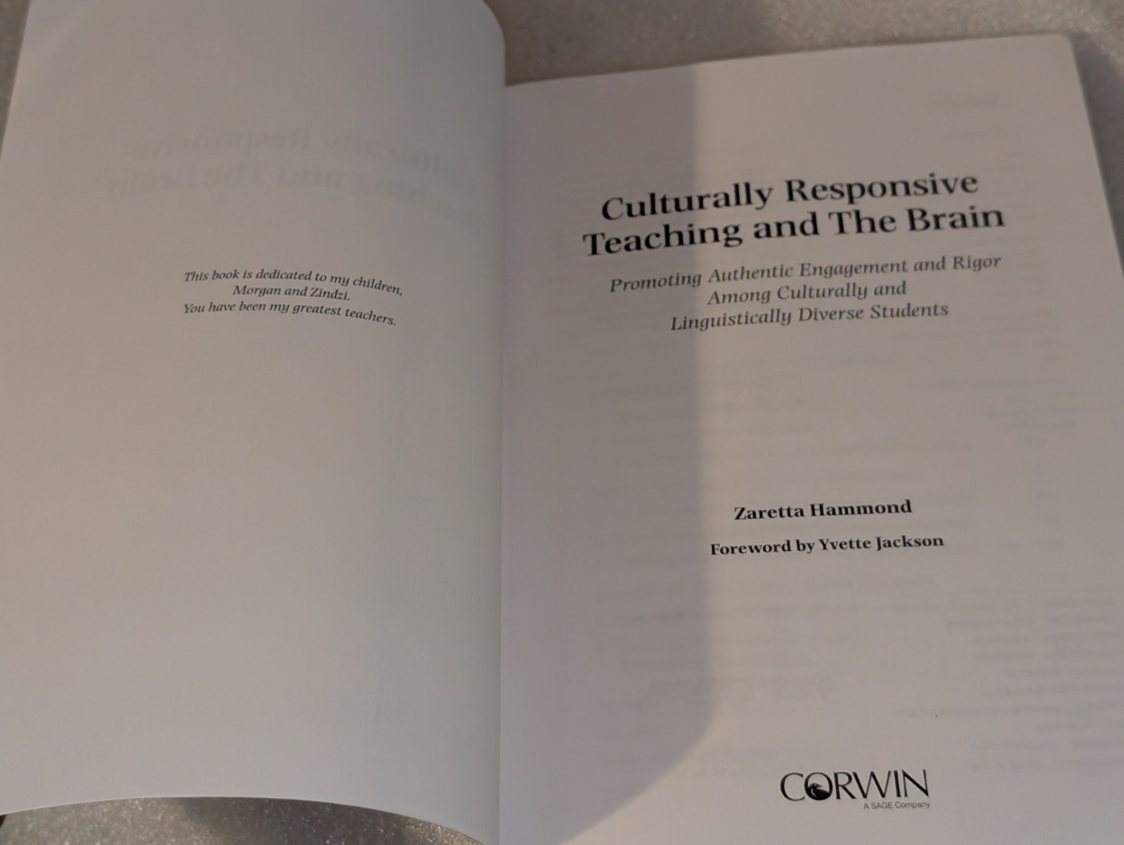 Culturally Responsive Teaching and The Brain: Promoting Authentic E – ACCEPTABLE