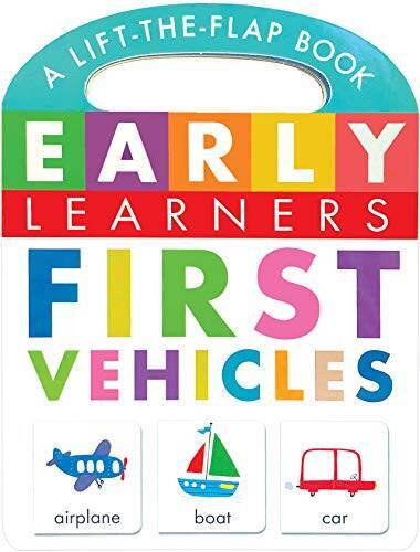 First Vehicles: A Lift-the-Flap Book – Children’s Board Book – Educ – GOOD