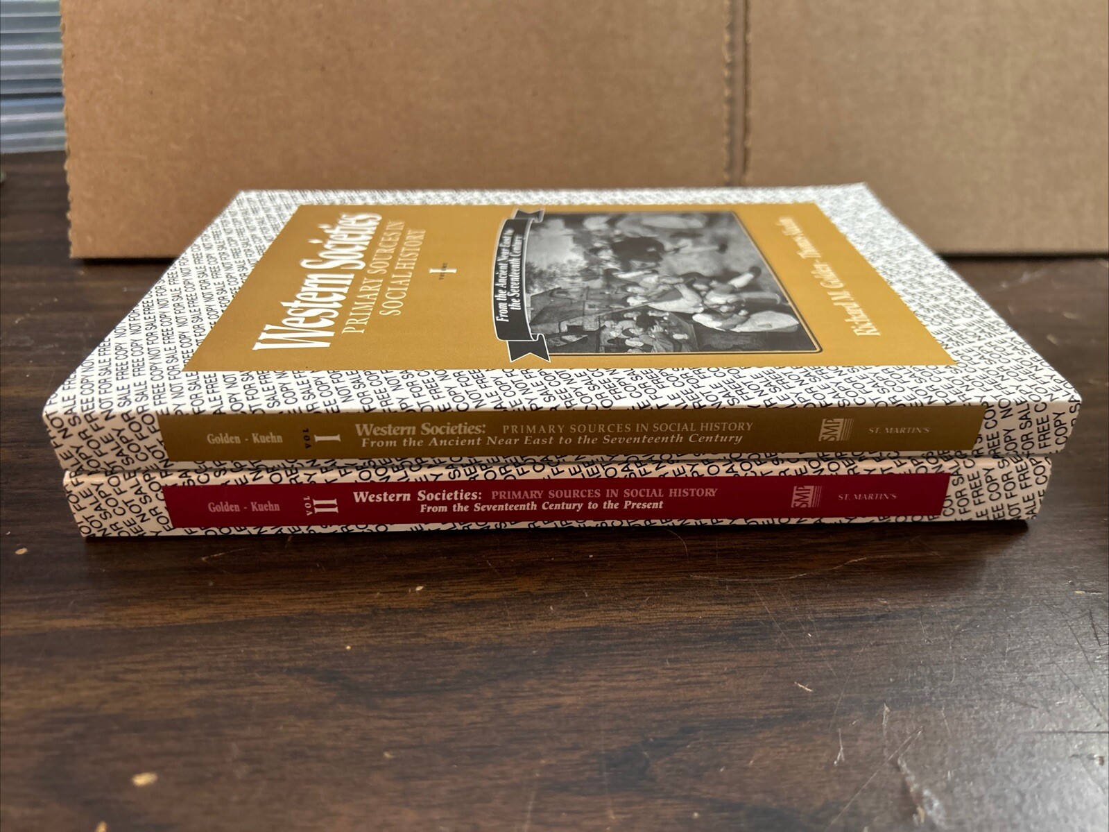 Western Societies : Primary Sources in Social History by R. M. Golden 2 Vol Set