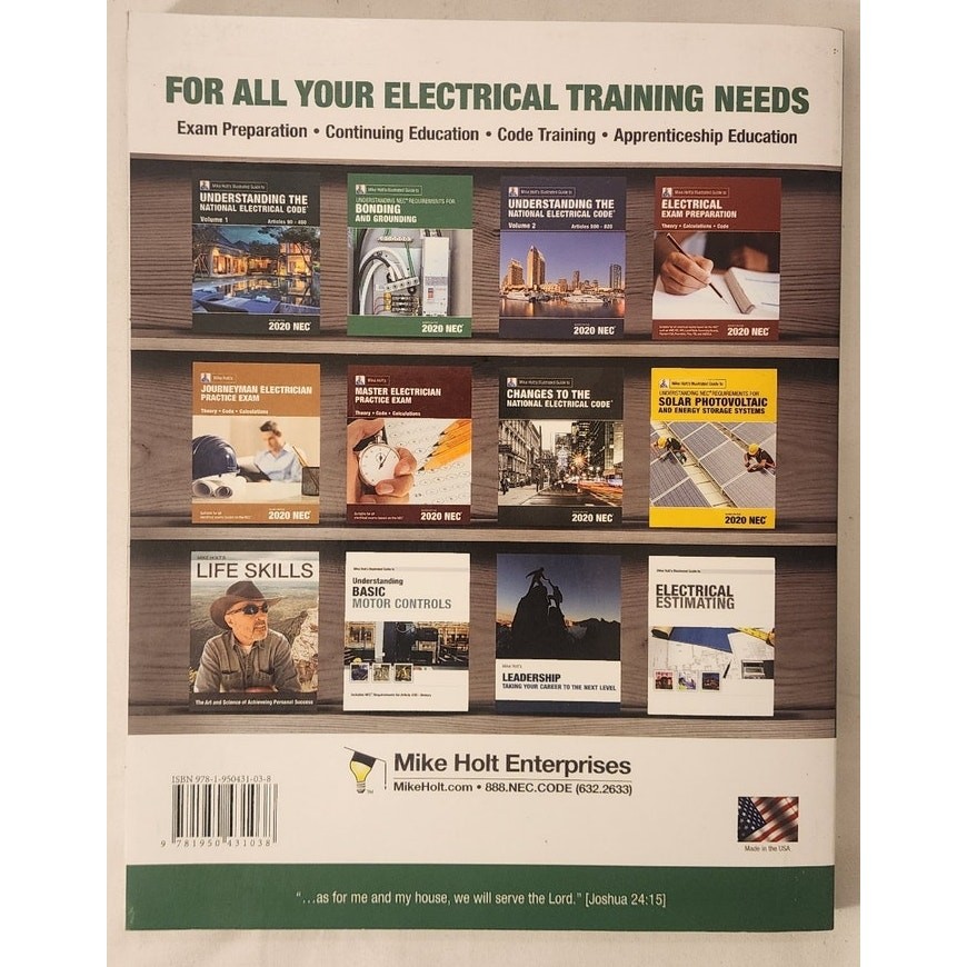 Mike Holt Understanding NEC Bonding & Grounding 2020 Edition – Very Good