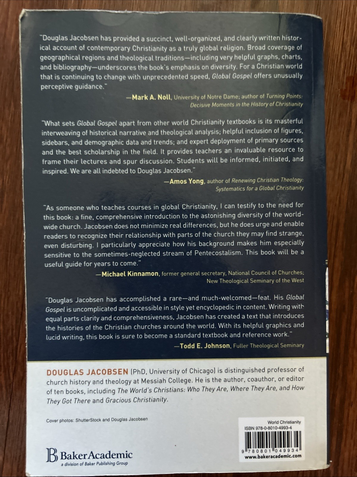 Global Gospel: An Introduction to Christianity on Five Continents By D. Jacobsen