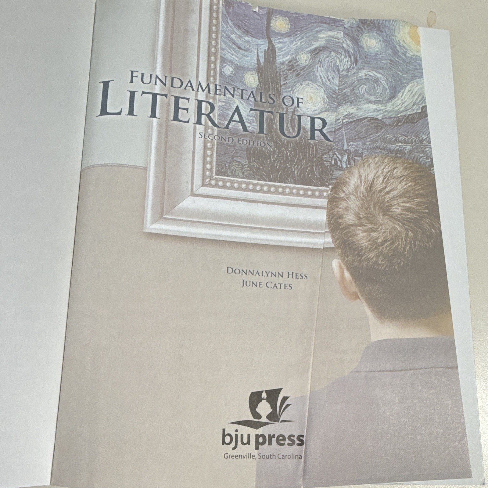 BJU Press Fundamentals of Literature 2nd Ed High School Textbook PB Hess Cates