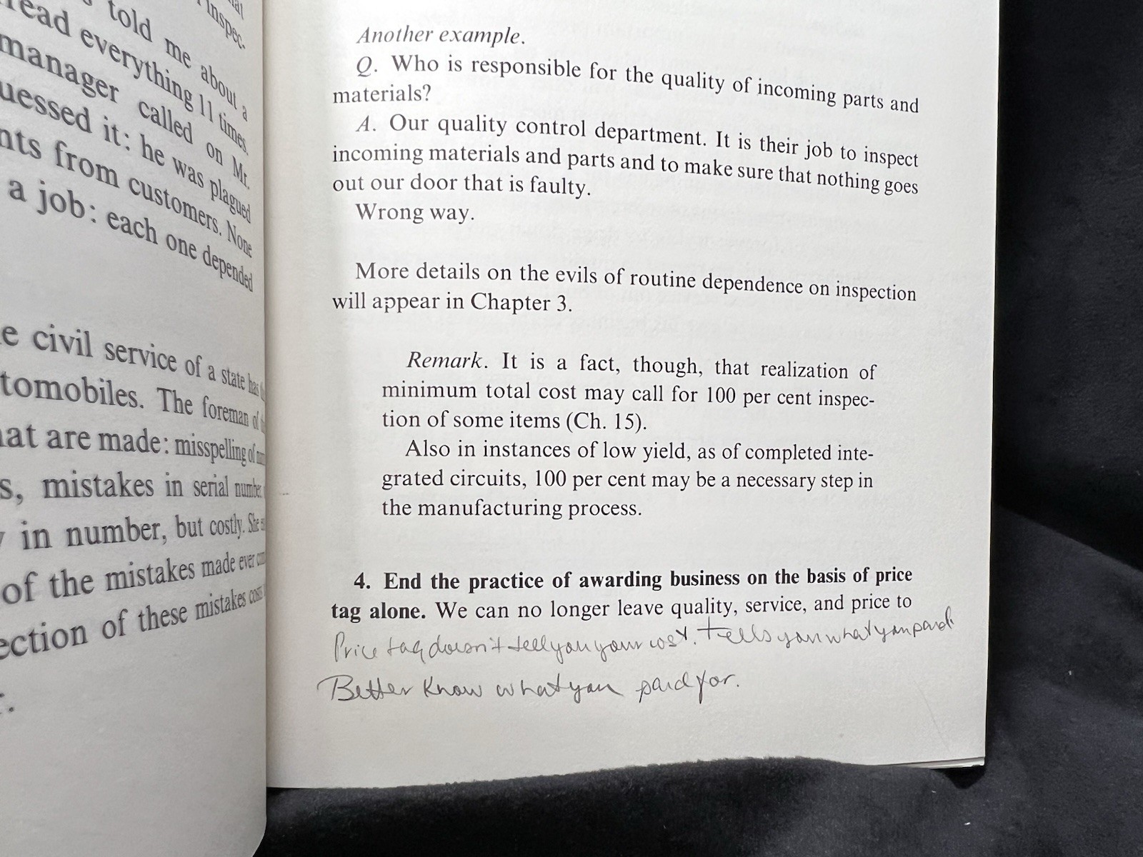 Out Of The Crisis By W. Edwards Deming SIGNED Hardback 6th Printing