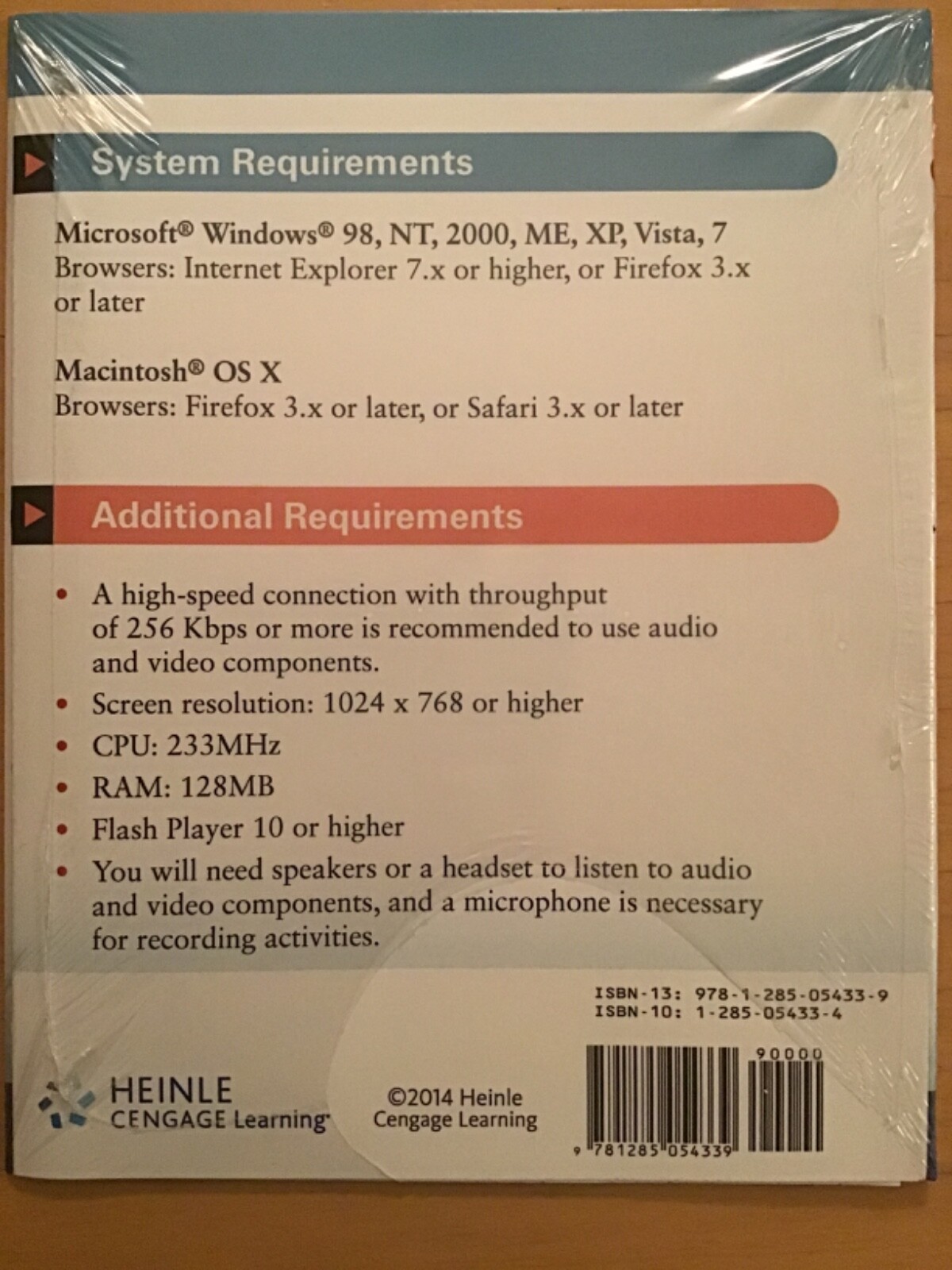 NEW Espacios 1st First Edition iLrn Heinle Cengage Online Access Code Card
