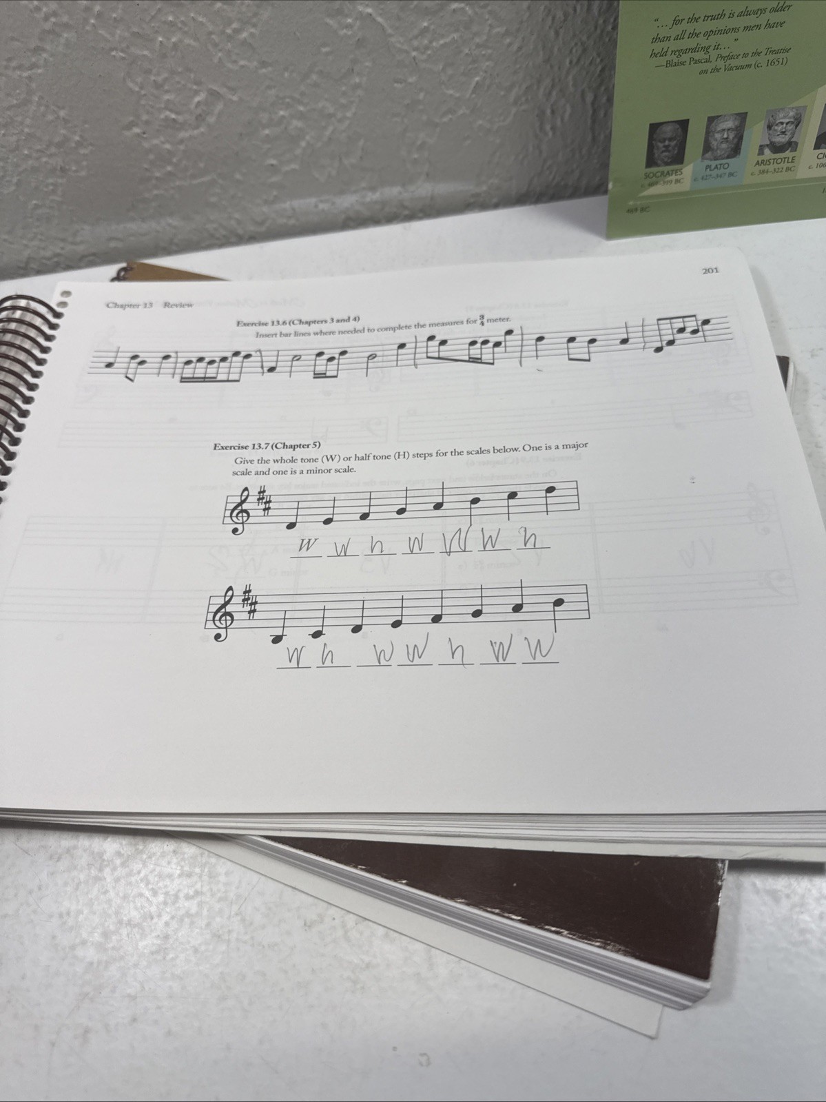 SET: Math in Motion: First Steps in Music Theory Workbook + Answer Key