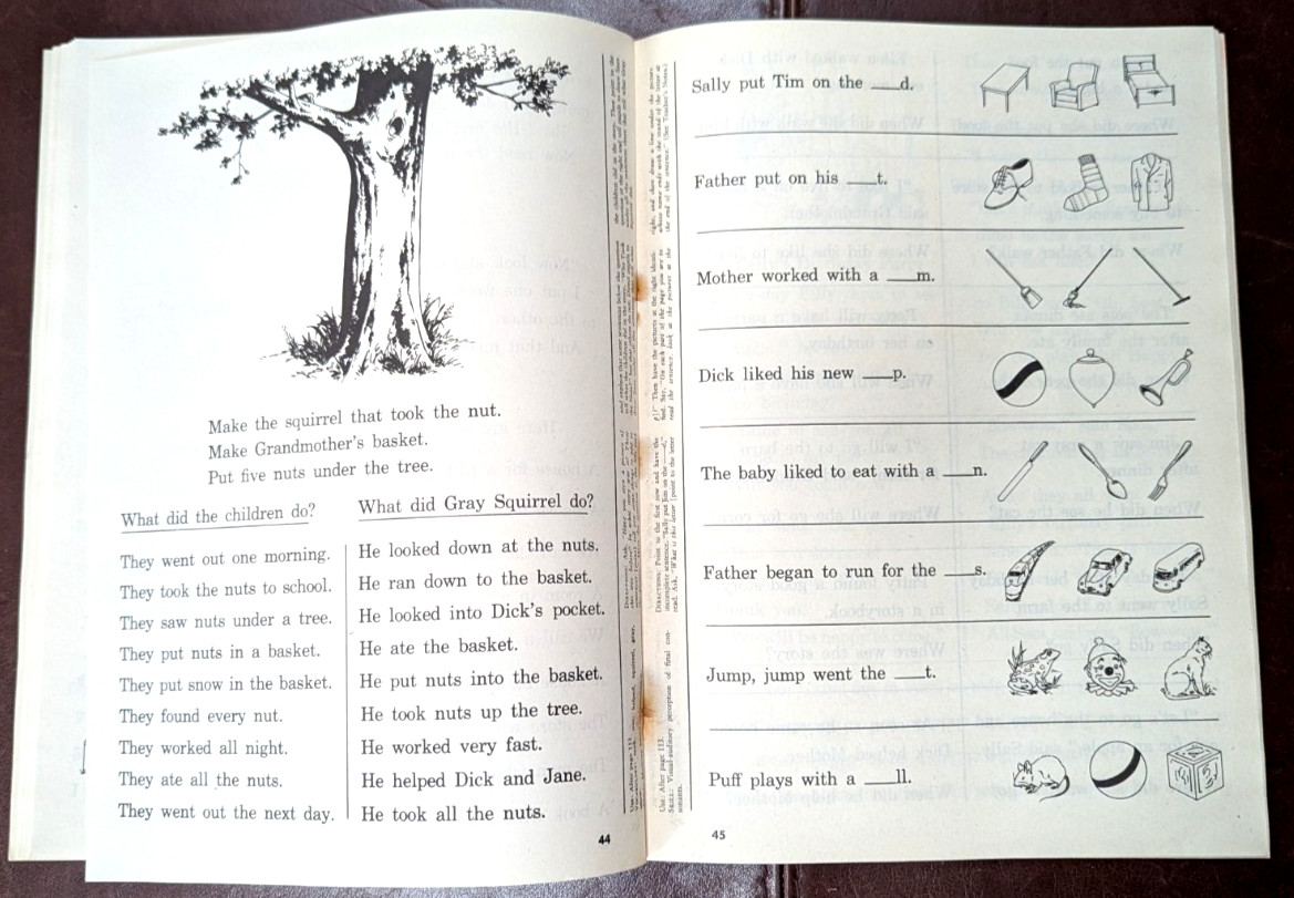New Basic Readers, Think-And-Do Book To Accompany The New “Our New Friends” 1952
