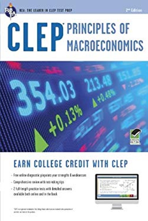 CLEPR Principles of Macroeconomics Book + Online Paperback Richar