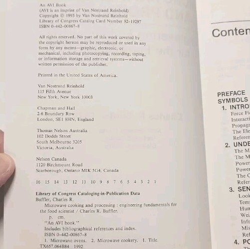 Microwave Cooking and Processing: Engineering Fundamentals by Charles R. Buffler