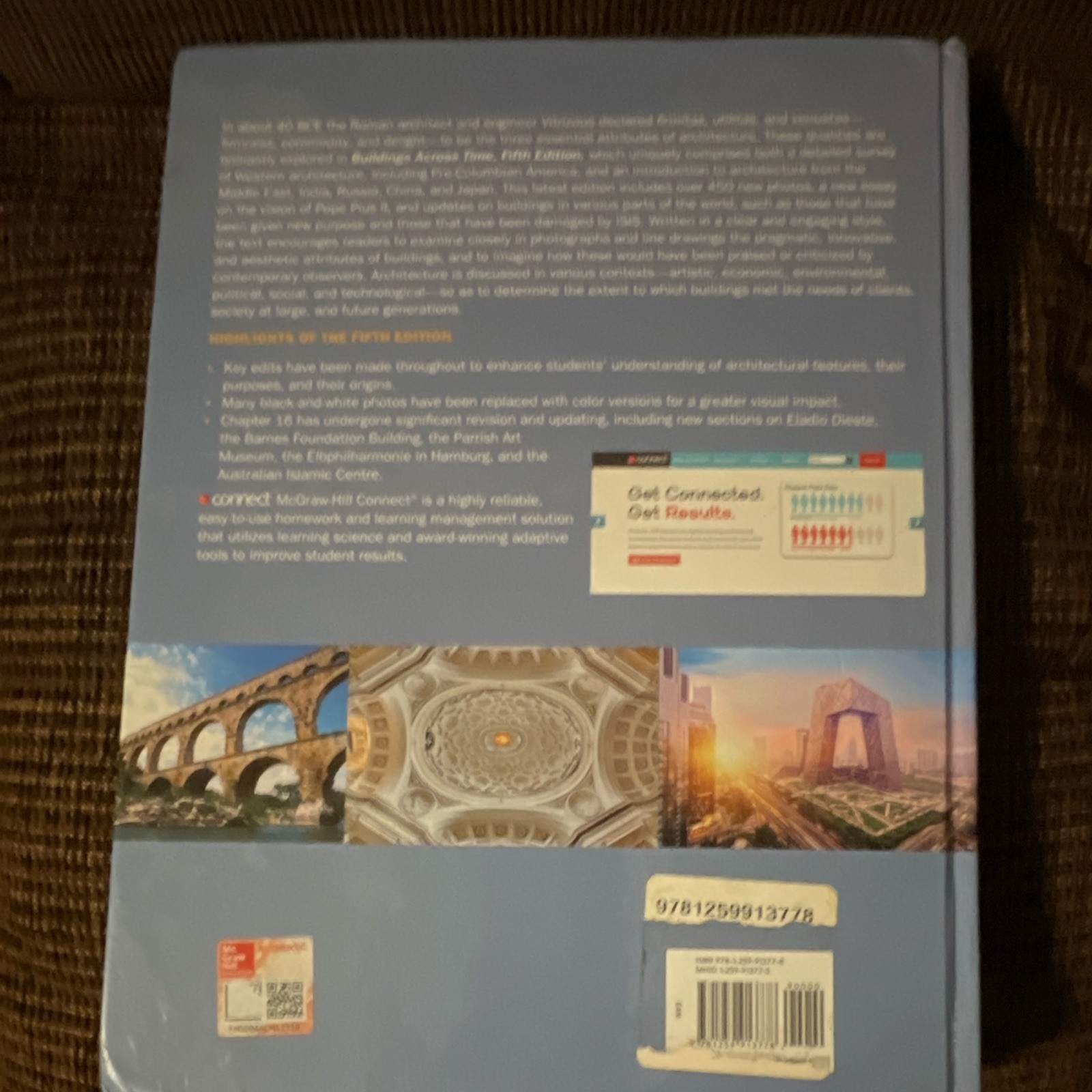 McGraw-Hill Buildings Across Time 5th Ed Illustrated Hardcover Moffett/Fazio