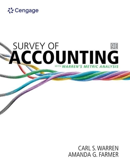 Survey of Accounting, Carl Warren