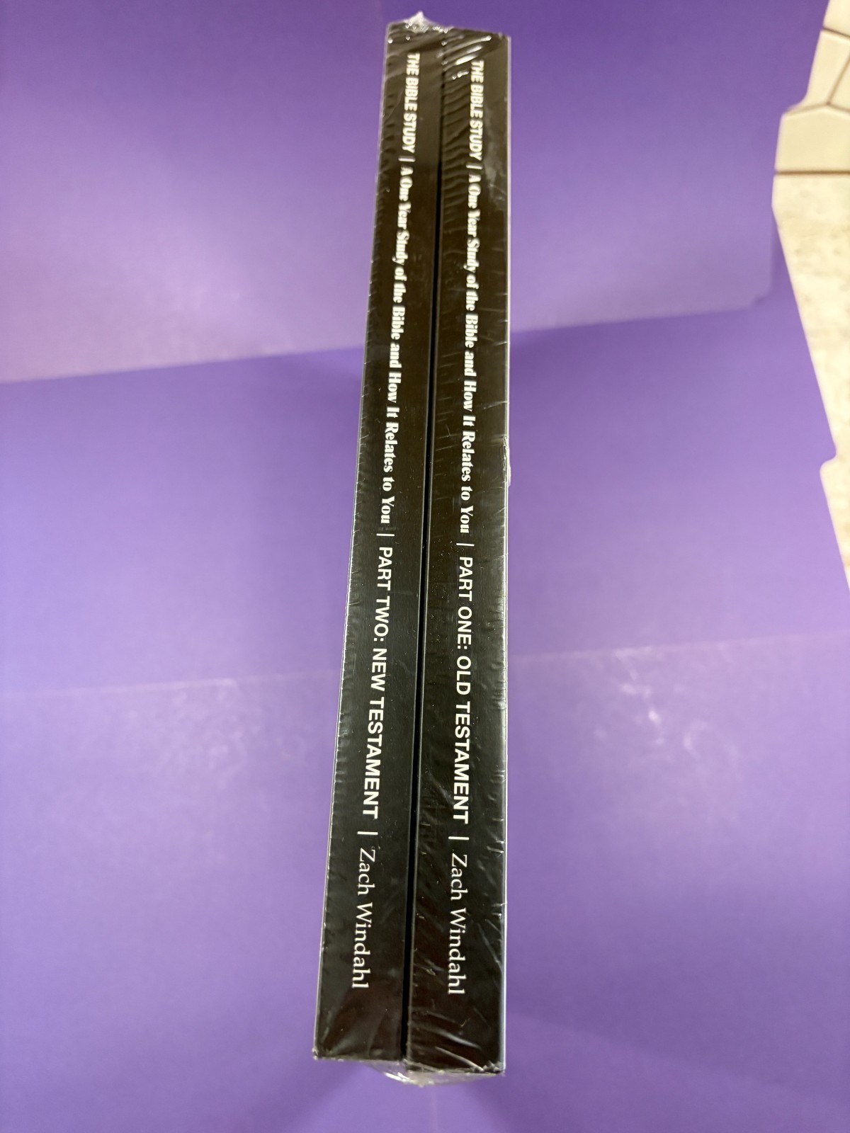 The Bible Study Part 1 & 2 Old & New Testament by Zach Windahl *NEW and SEALED*