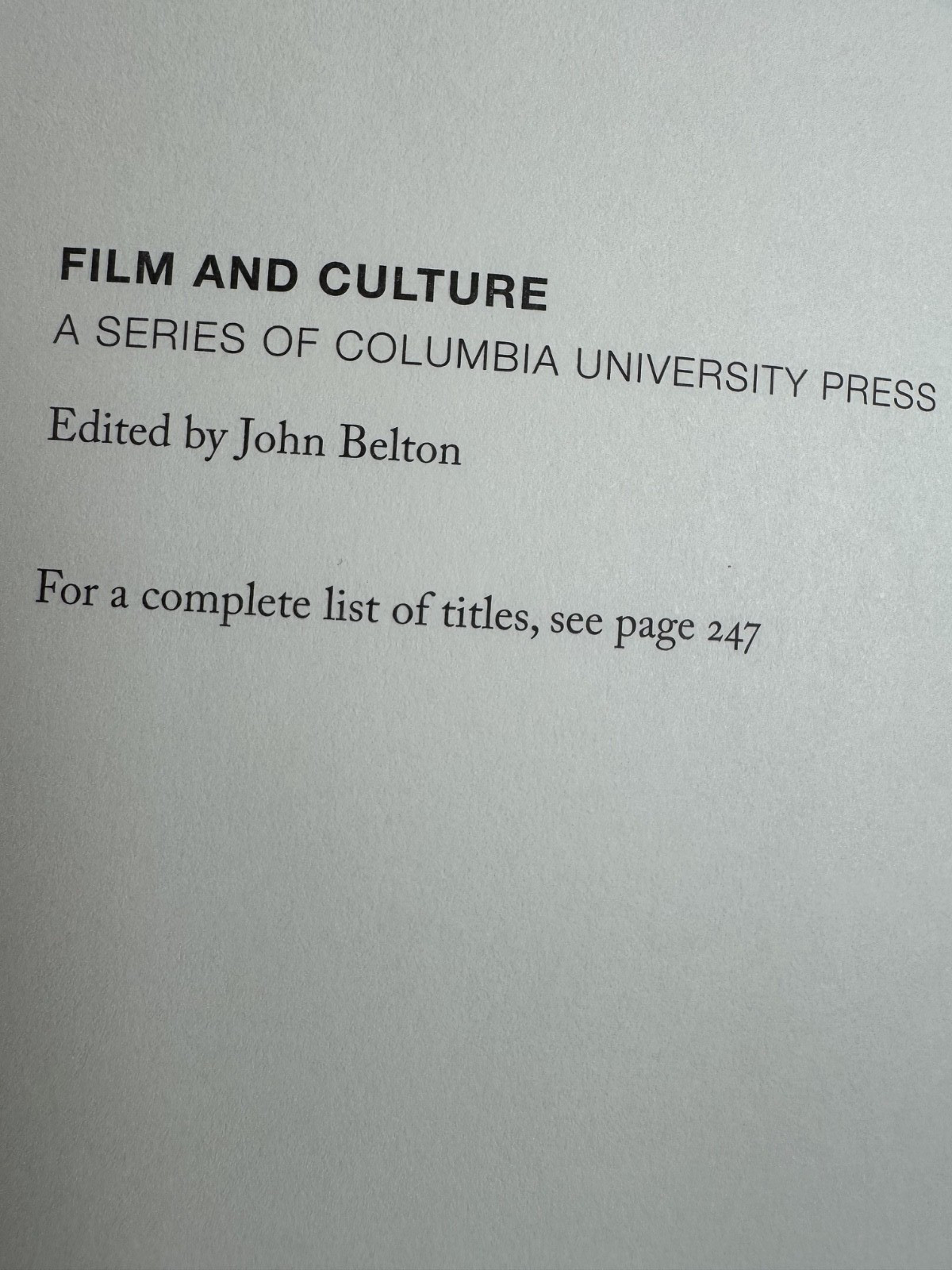 Film and Culture Ser.: Film Studies, Second Edition : An Introduction by Ed….