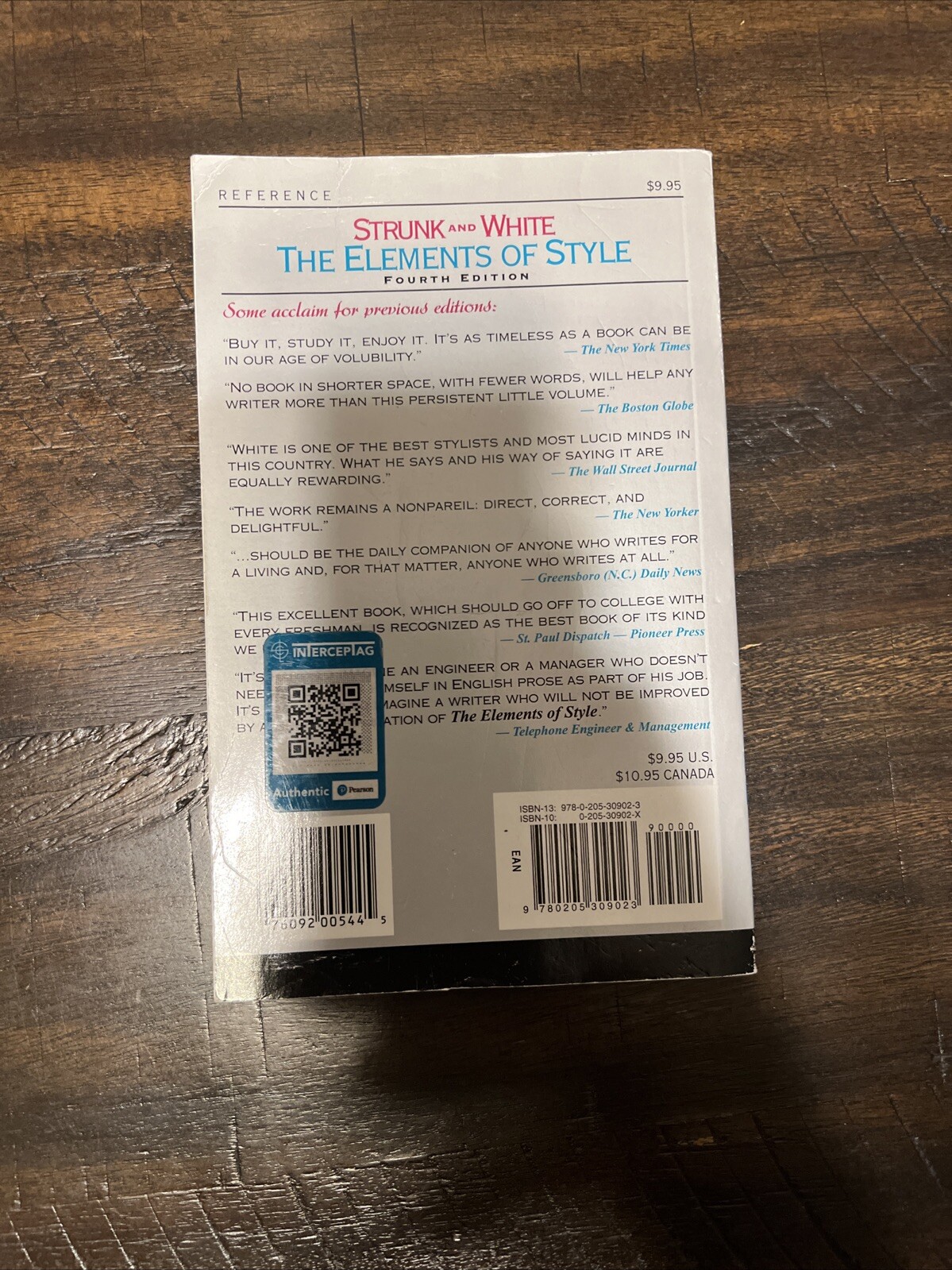 The Elements of Style by E. White, William Strunk Jr. and William Strunk (1999,