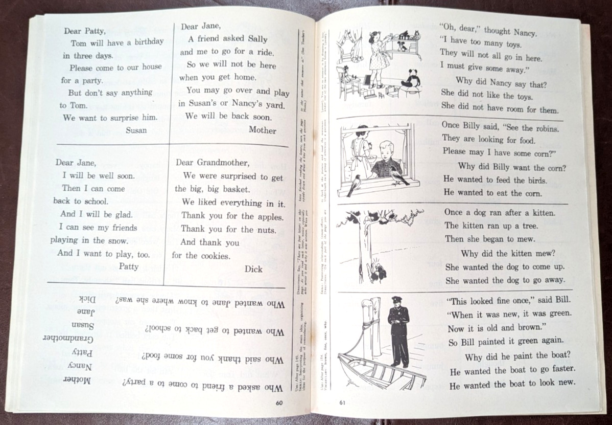 New Basic Readers, Think-And-Do Book To Accompany The New “Our New Friends” 1952