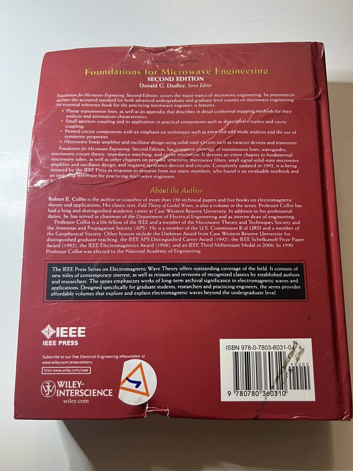 Foundations for Microwave Engineering by Robert E. Collin (English) Hardcover