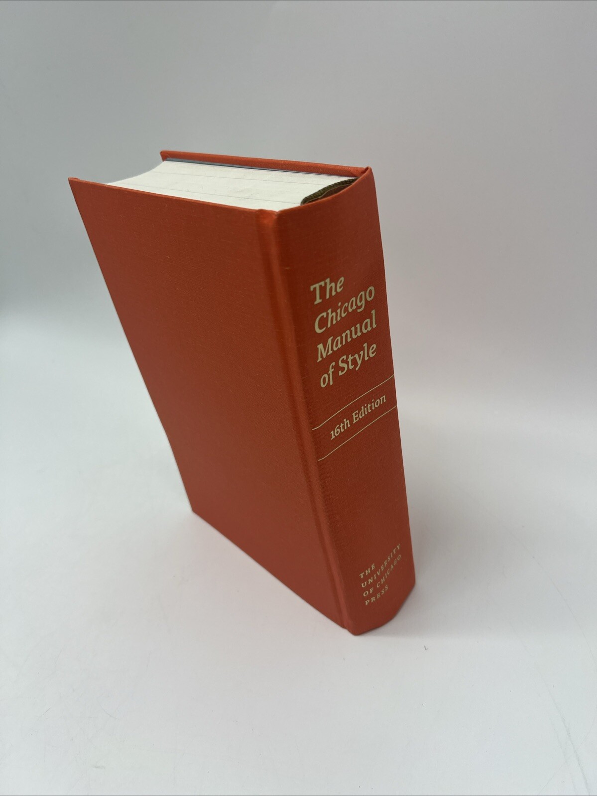 Chicago Manual of Style 16th ed. (University of Chicago Press, 2010, hardcover)