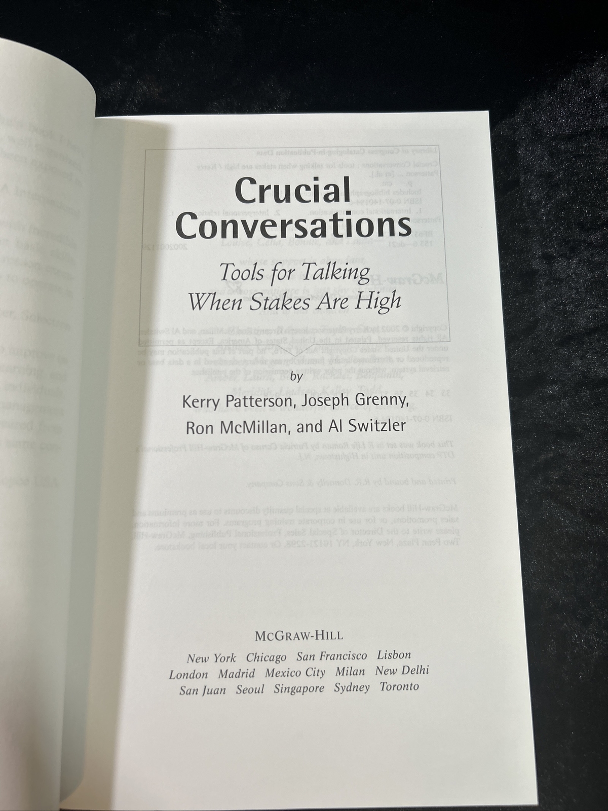 Crucial Conversations: Tools for Talking When Stakes are High – Kerry Patterson