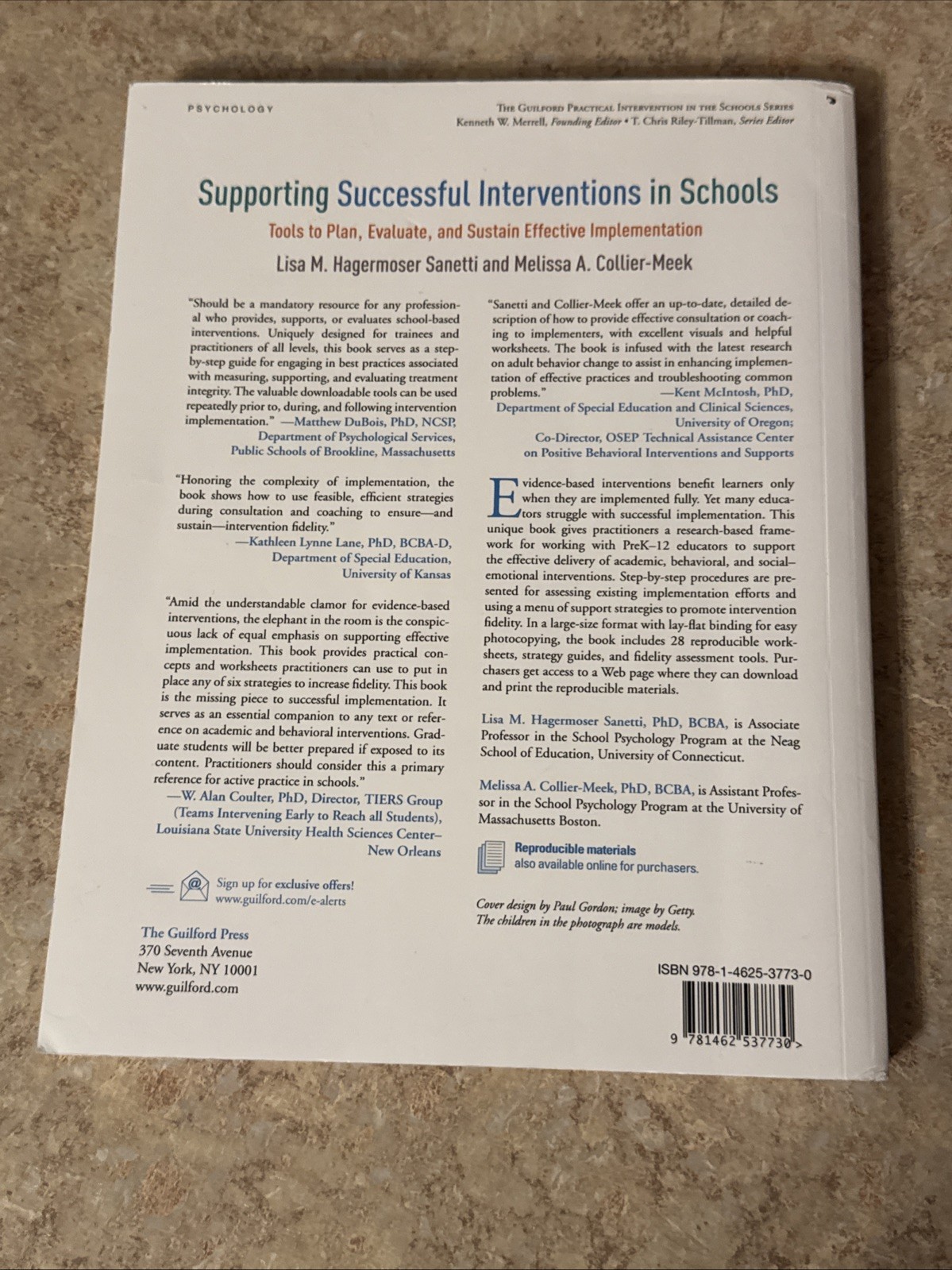 Supporting Successful Interventions in Schools by Lisa M. Hagermoser Sanetti