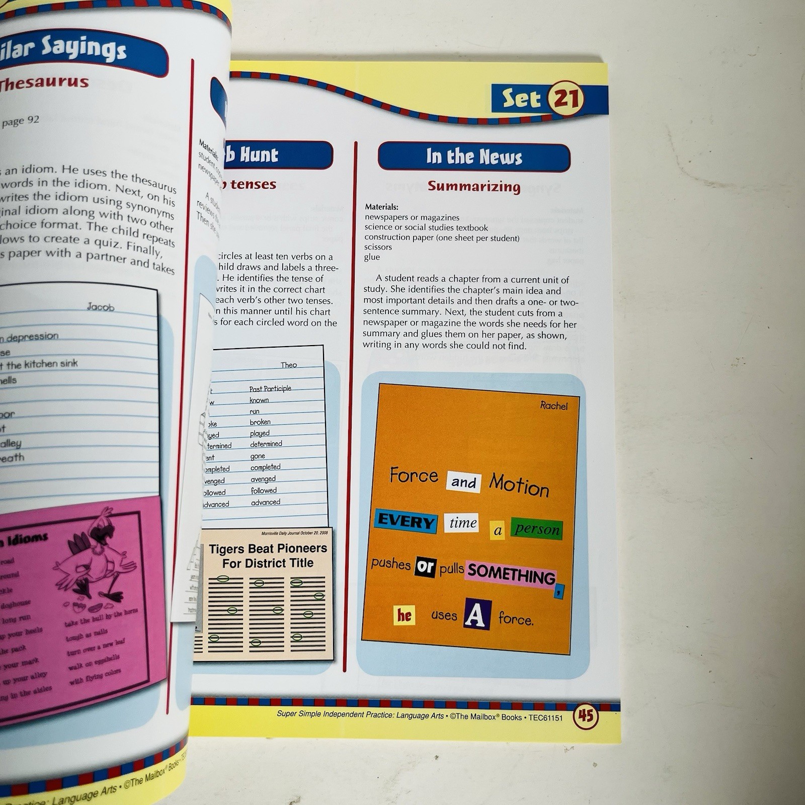 Lot 5 The Mailbox Intermediate Teacher Activity Books Grades 4-6 Lesson Plans