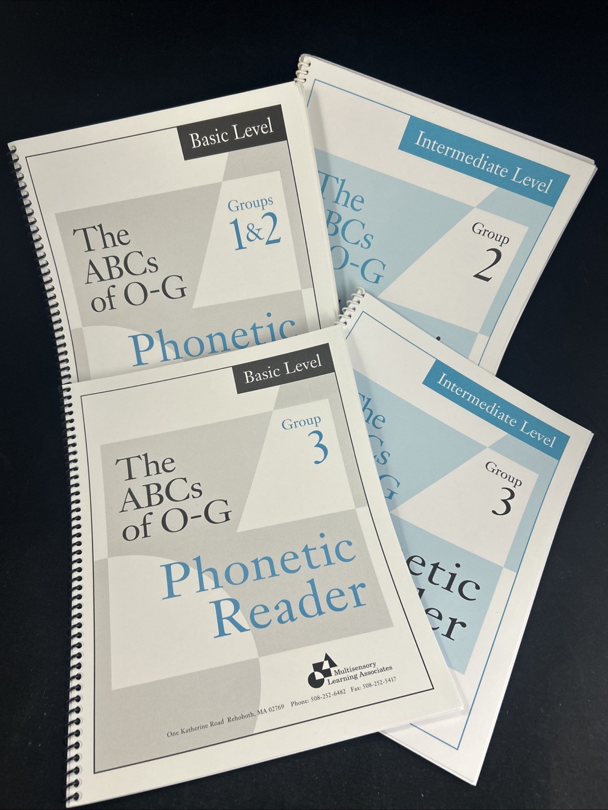 Set Of Phonetic Reader Books Beginner Intermediate Levels Multisensory Learning