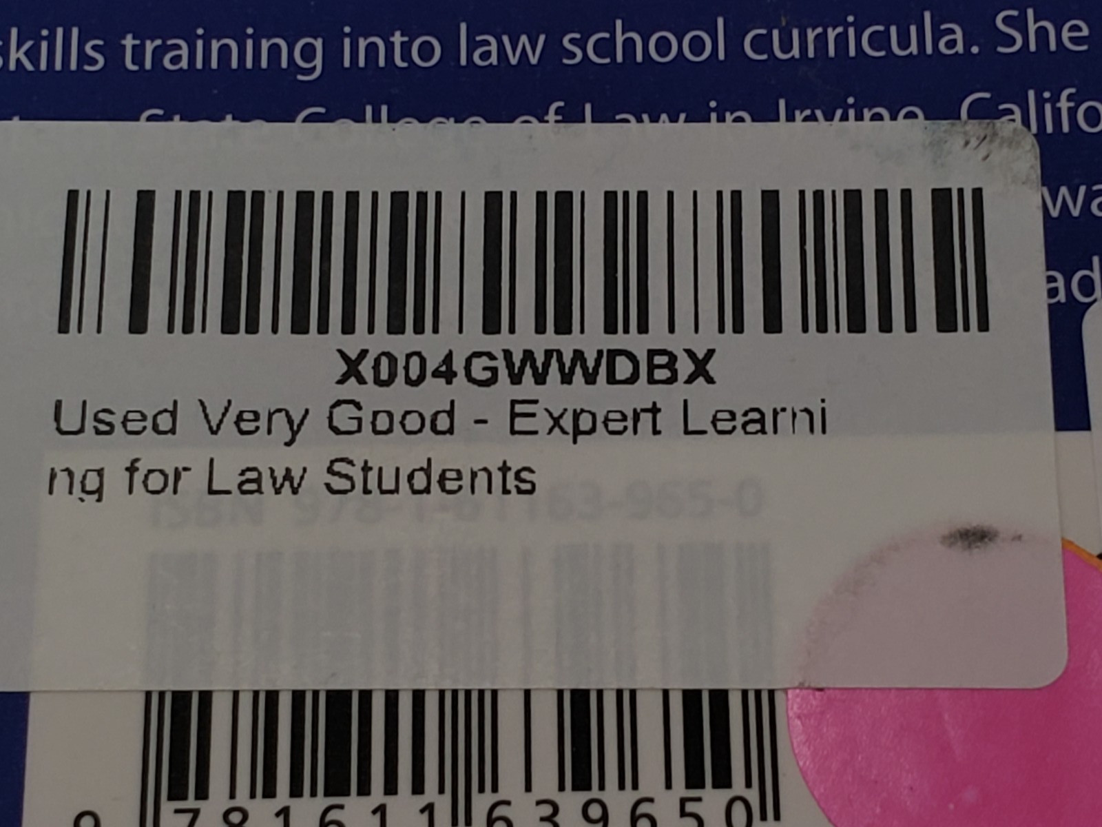 Expert Learning for Law Students Third Edition- Paperback