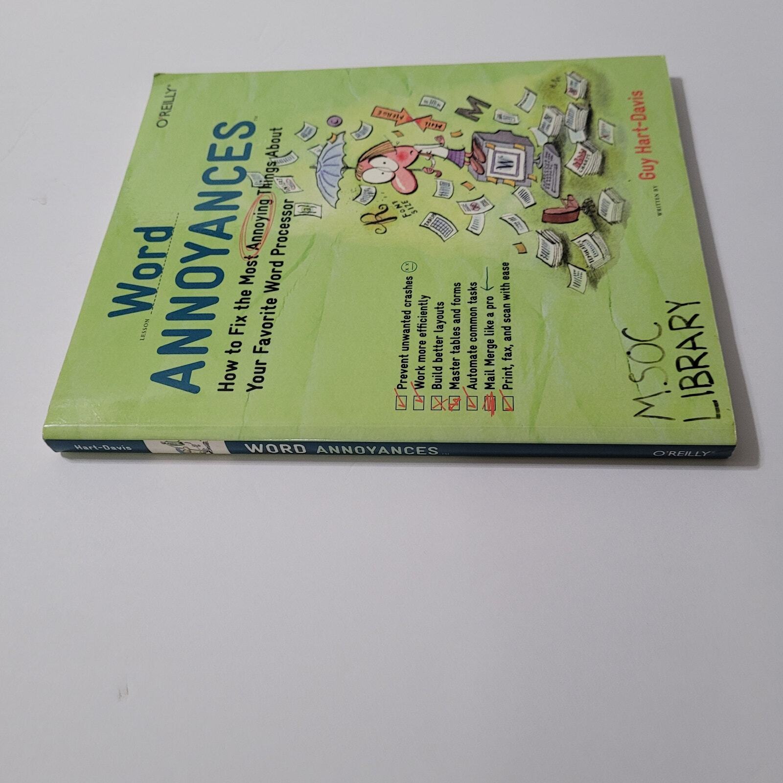 Word Annoyances O’Reilly by Guy Hart-Davis
