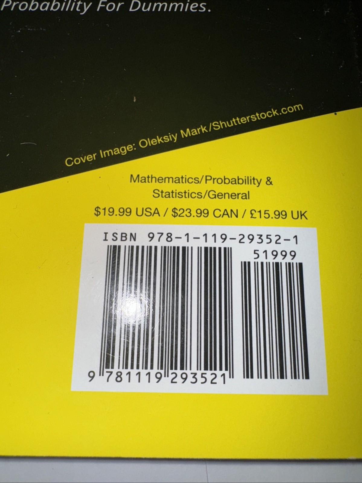 Statistics for Dummies by Deborah J. Rumsey (2016, Trade Paperback)