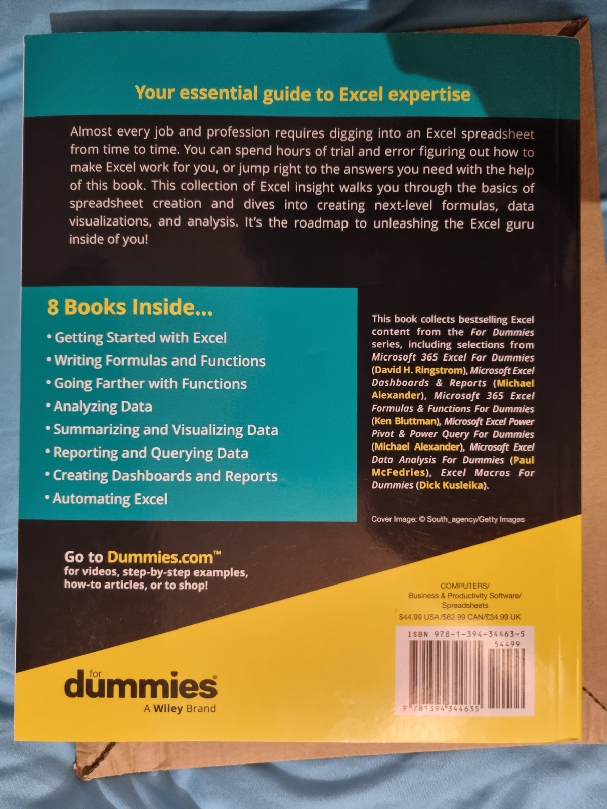 Microsoft 365 Excel for Dummies by David H. Ringstrom (2025, Trade Paperback)