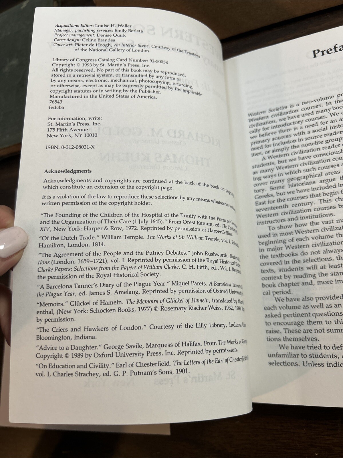 Western Societies : Primary Sources in Social History by R. M. Golden 2 Vol Set