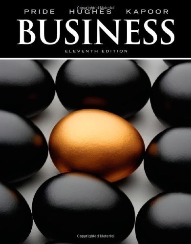 BUSINESS By William M. Pride & Robert J. Hughes – Hardcover **Mint Condition**