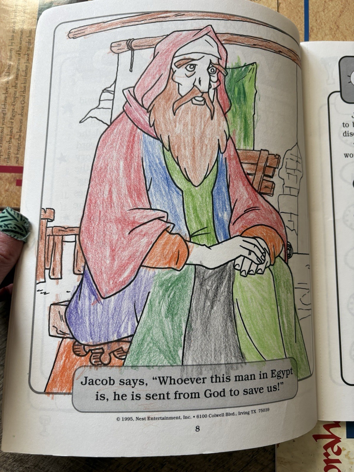 Animated Stories From The Bible Old Testament Coloring Activity Books Lot of 12