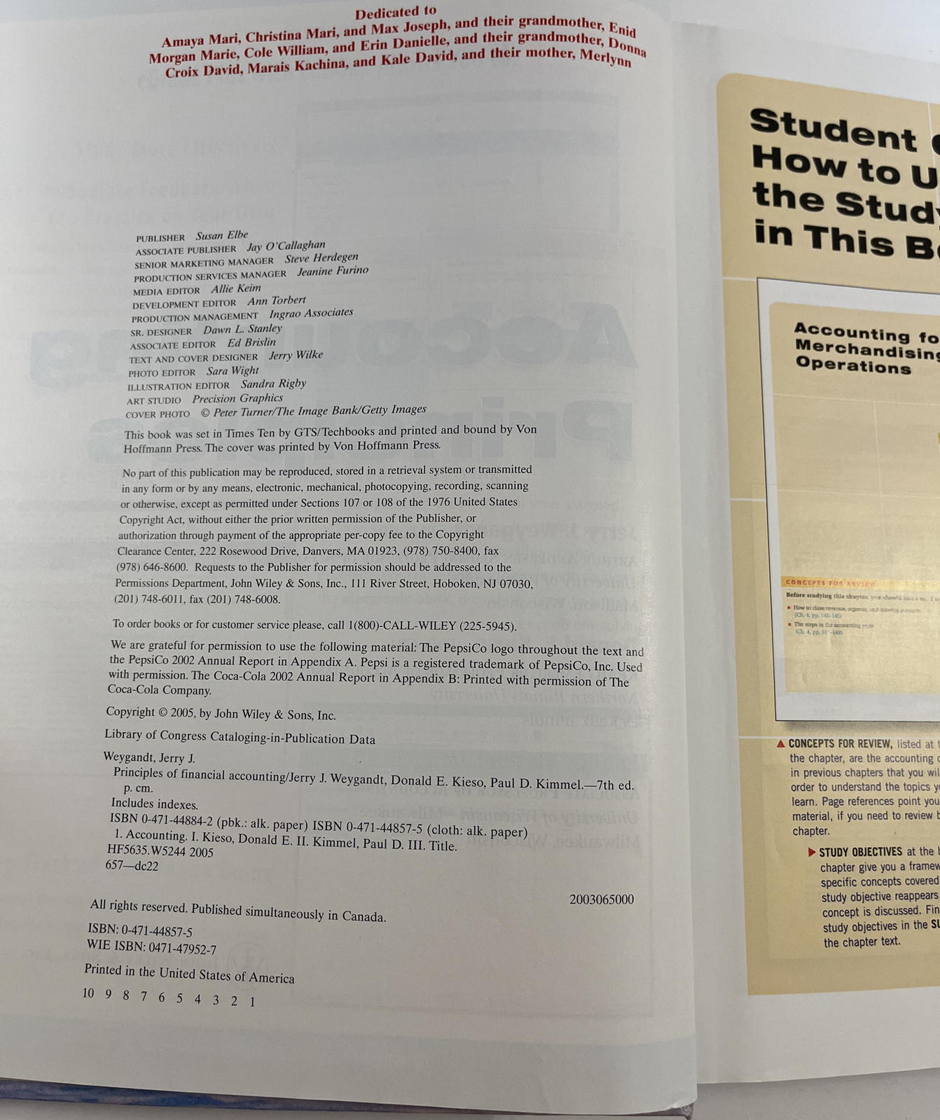 Accounting Principles, with PepsiCo Annual Report by Donald E. Kieso, Jerry…
