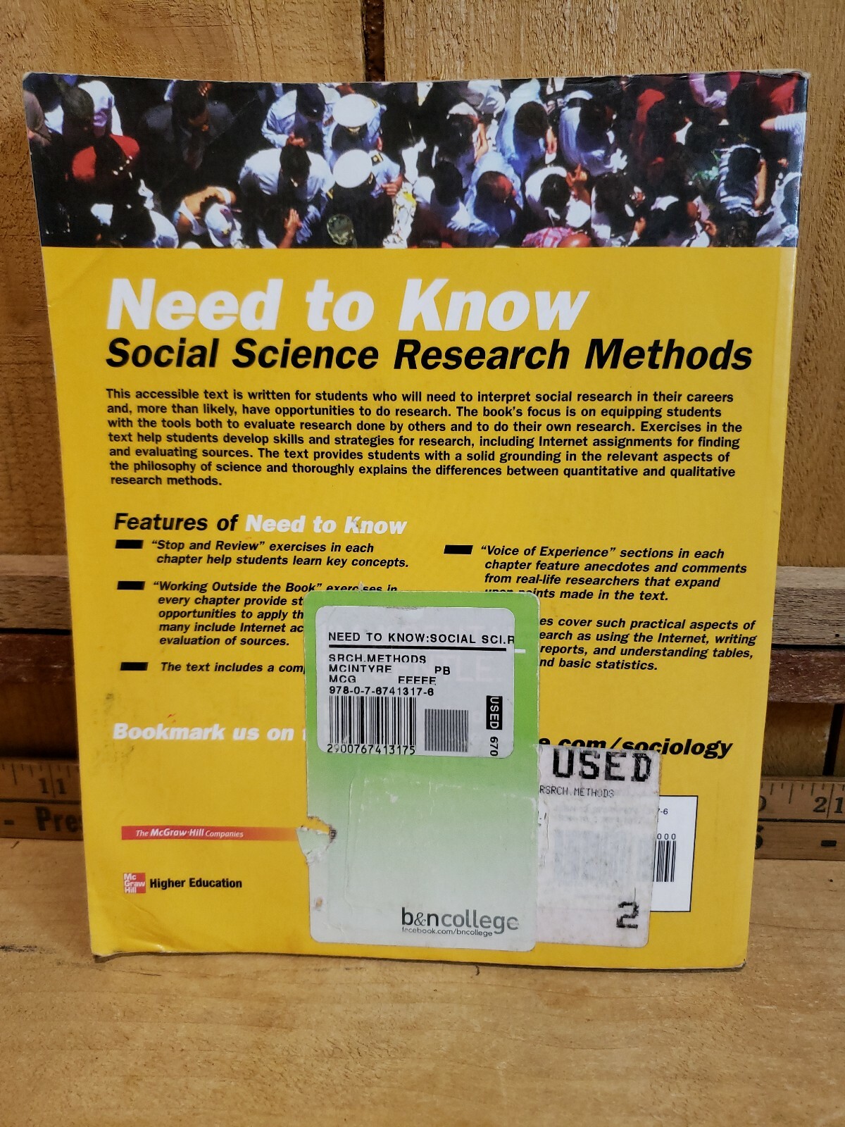 Need to Know: Social Science Research Methods Lisa J McIntyre