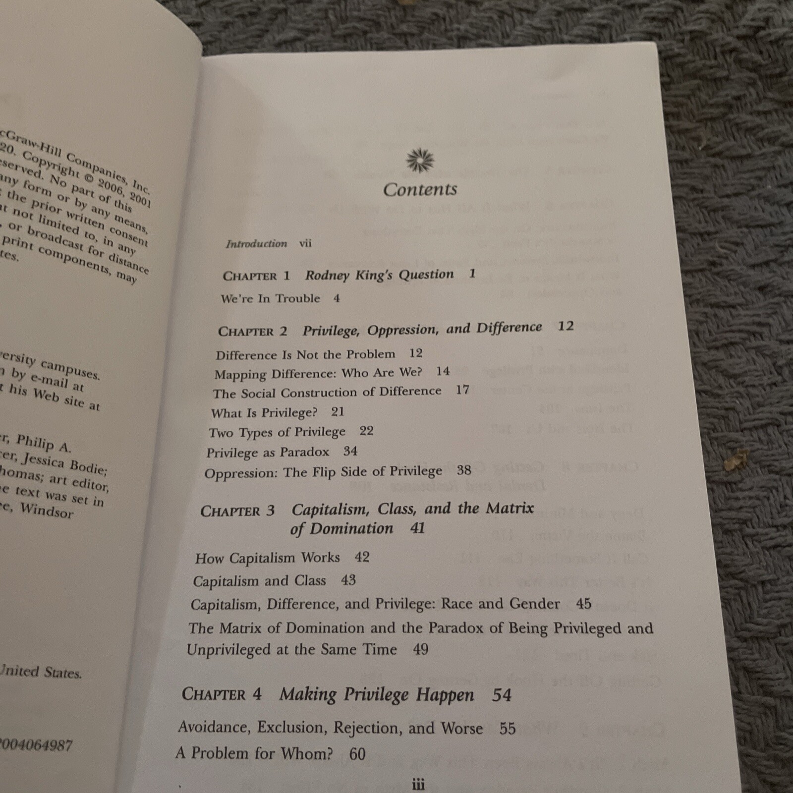 Privilege, Power, and Difference by Allan G. Johnson (2005, Trade Paperback,…