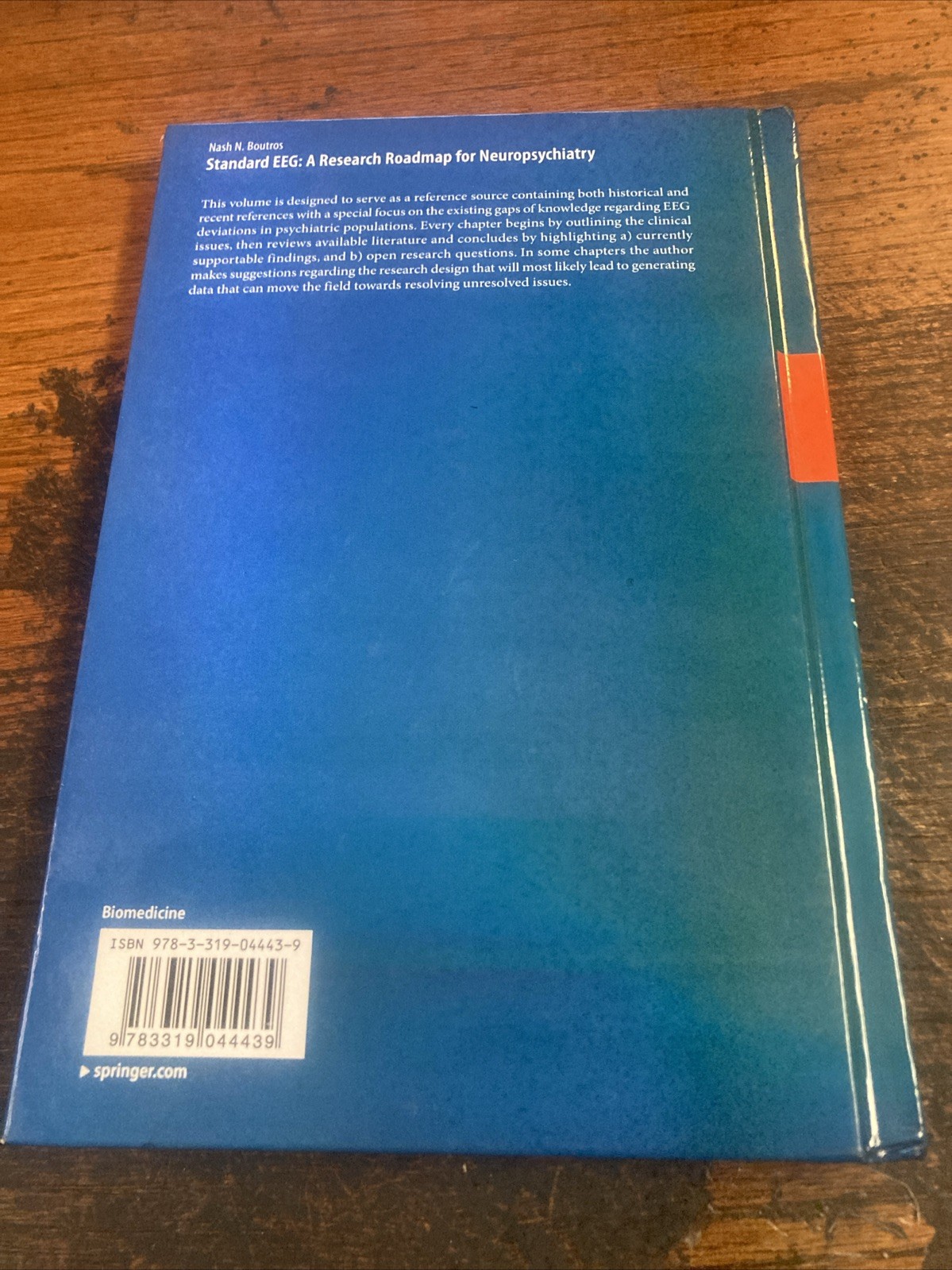 Standard EEG: A Research Roadmap for Neuropsychiatry by Nash N. Boutros (English