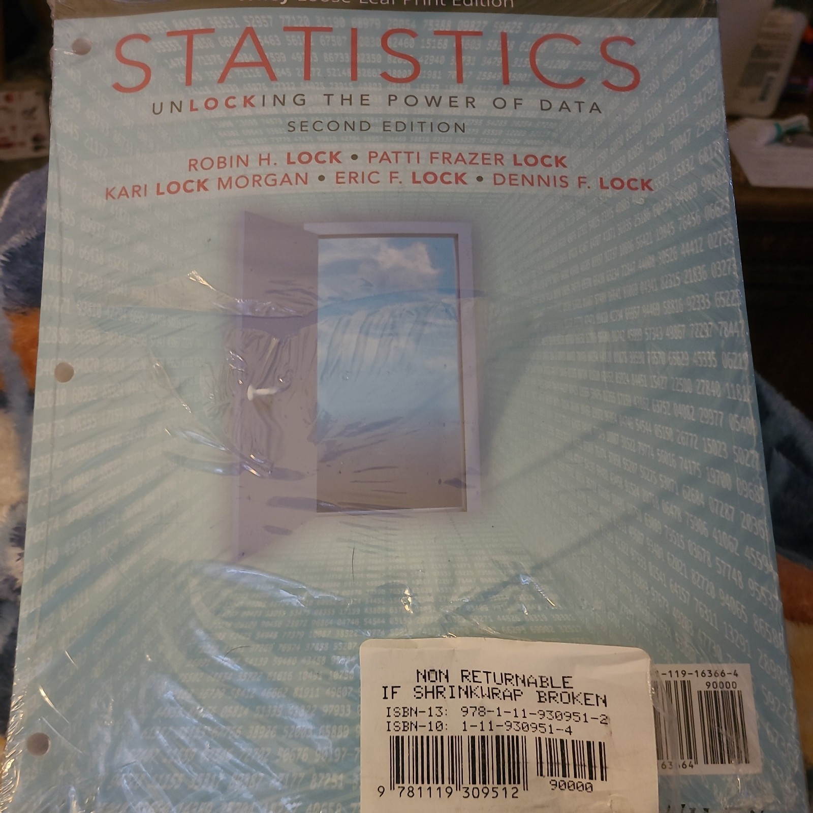 Statistics : Unlocking the Power of Data (2016, Ringbound)