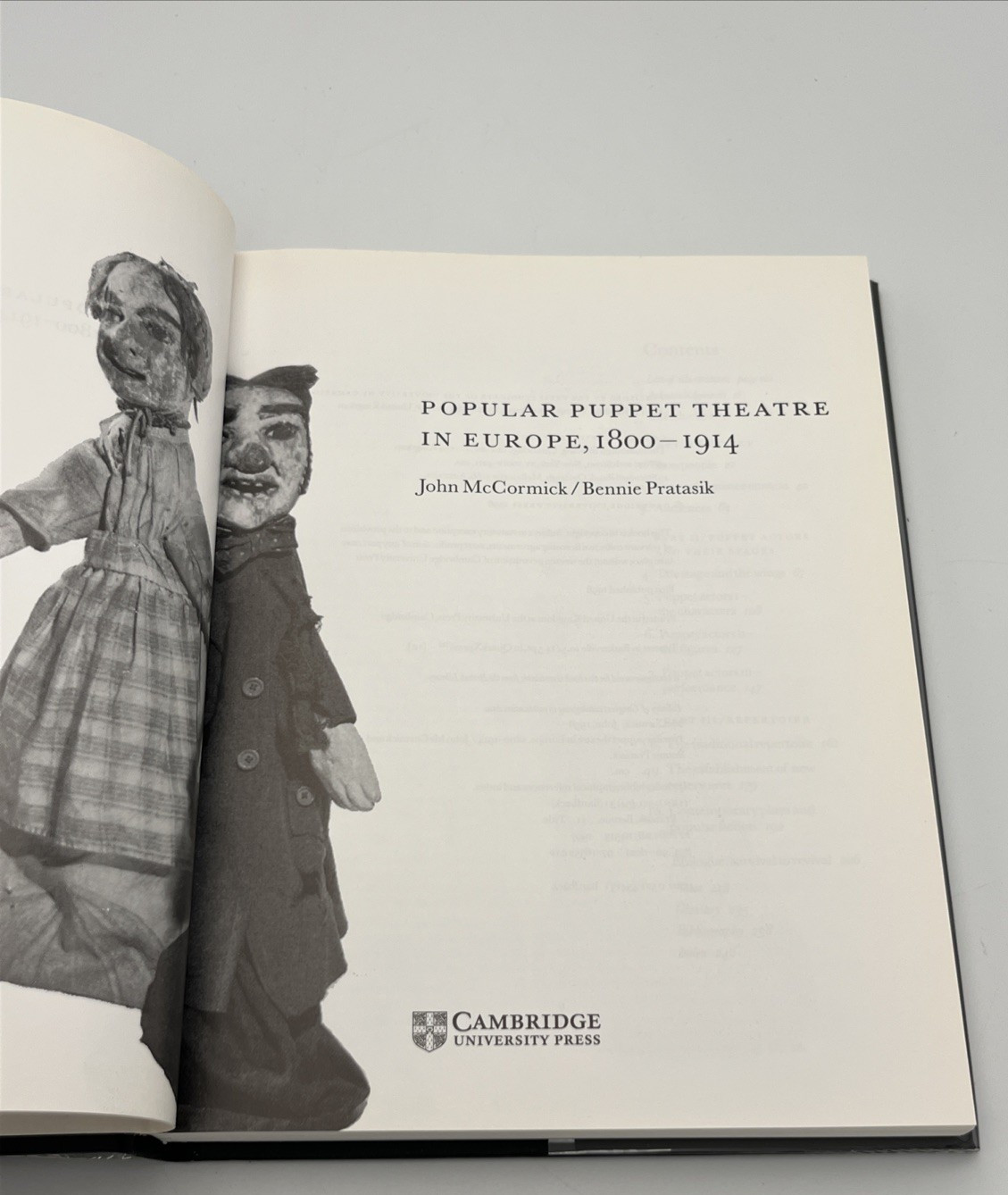 Popular Puppet Theatre In Europe 1800-1914 HC DJ by McCormick John