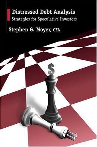Stephen Moyer Distressed Debt Analysis (Hardback)