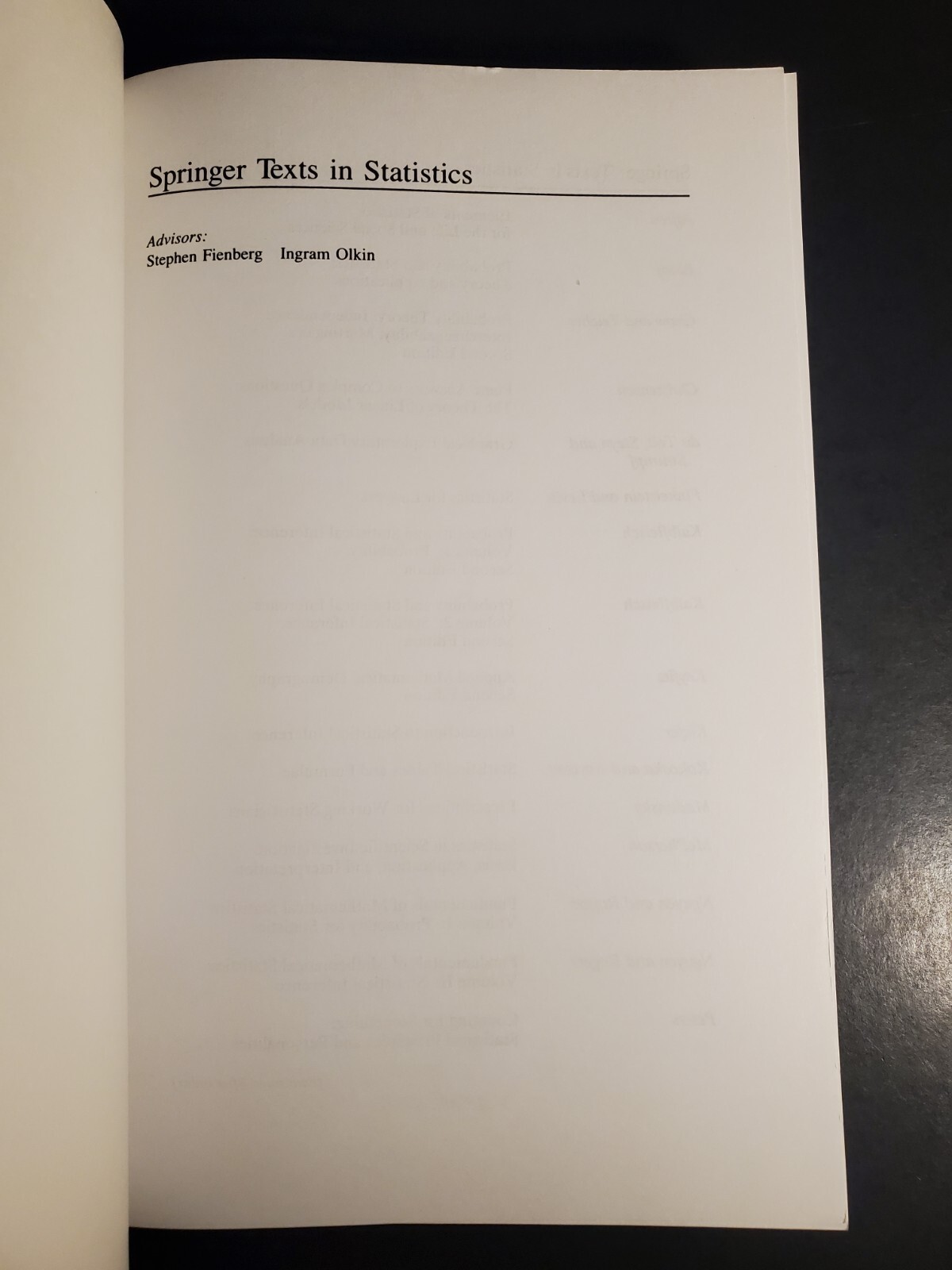 Statistics for Lawyers by Michael O. Finkelstein (English) Paperback 1st Ed 1990