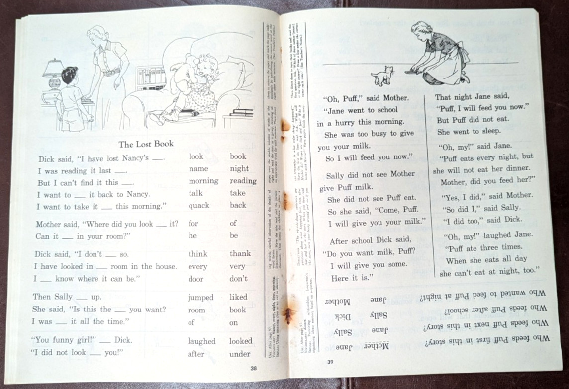 New Basic Readers, Think-And-Do Book To Accompany The New “Our New Friends” 1952