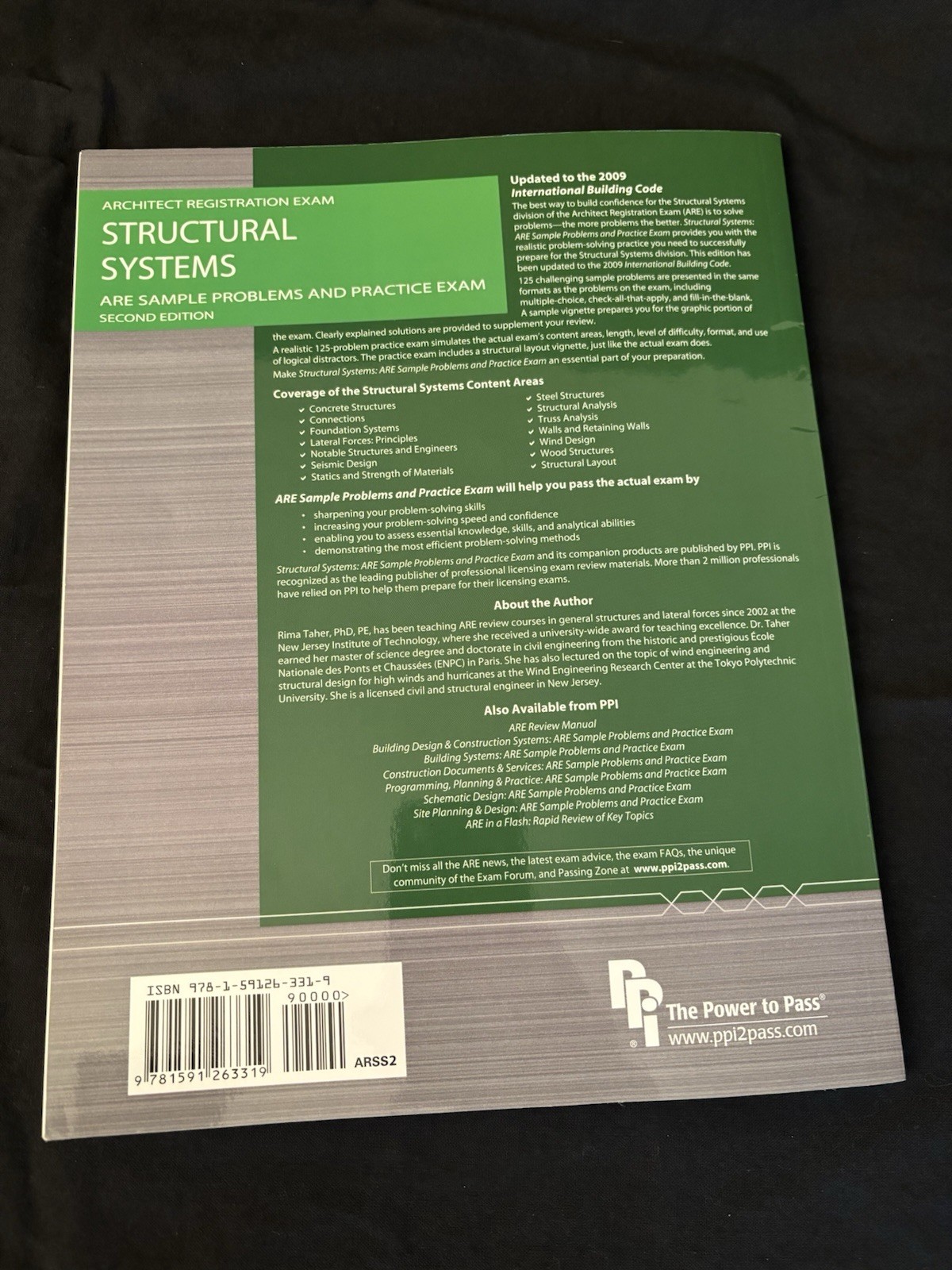 Architectural Registration Exam Structural Systems Sample Problems/Practice Exam