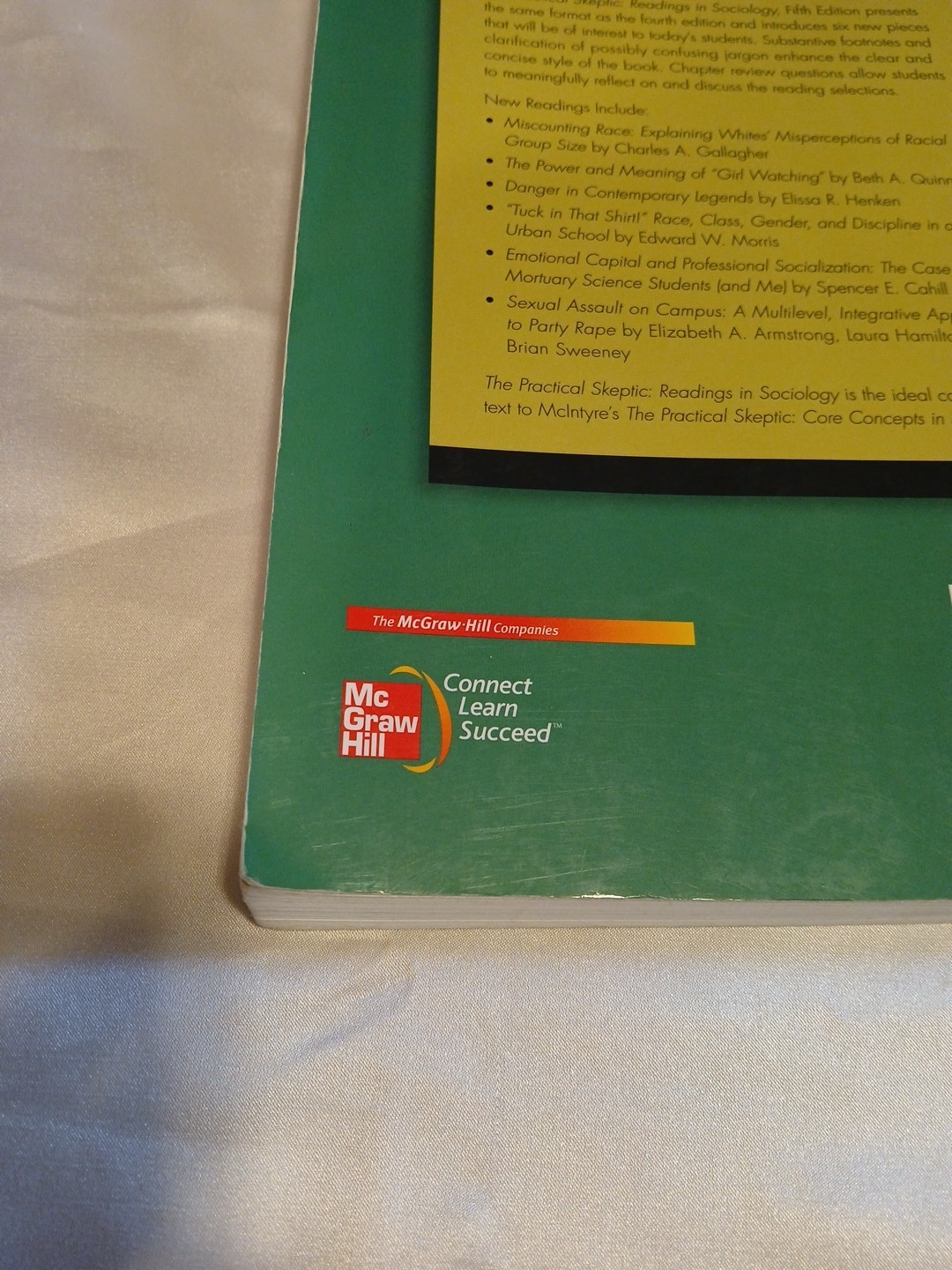 Practical Skeptic : Readings in Sociology by Lisa J. Mcintyre (2010, Trade…
