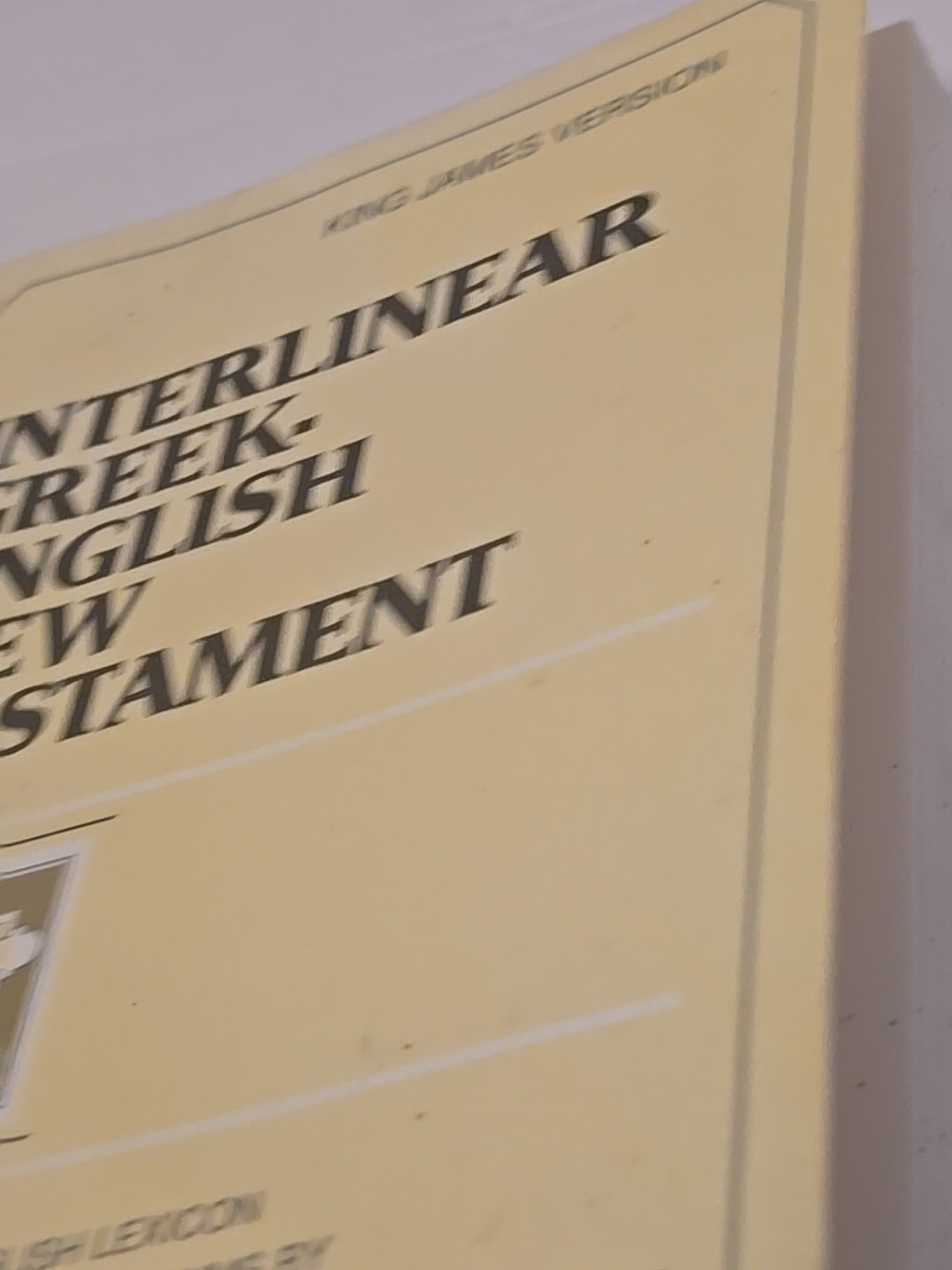 Interlinear Greek English New Testament by George Ricker Berry