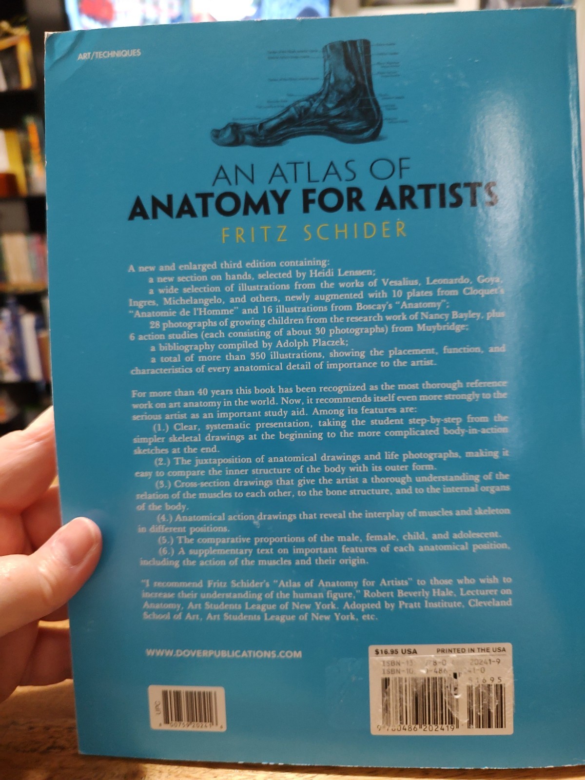 Dover Anatomy for Artists Ser.: Atlas of Anatomy for Artists by Fritz Schider…
